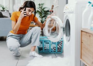 Why is my washing machine leaking